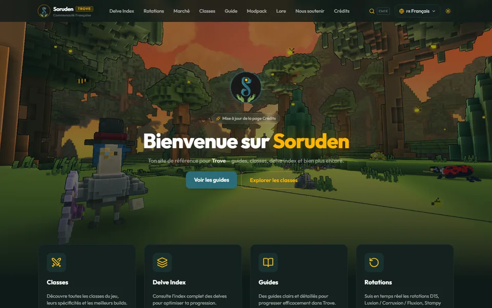 The Soruden homepage